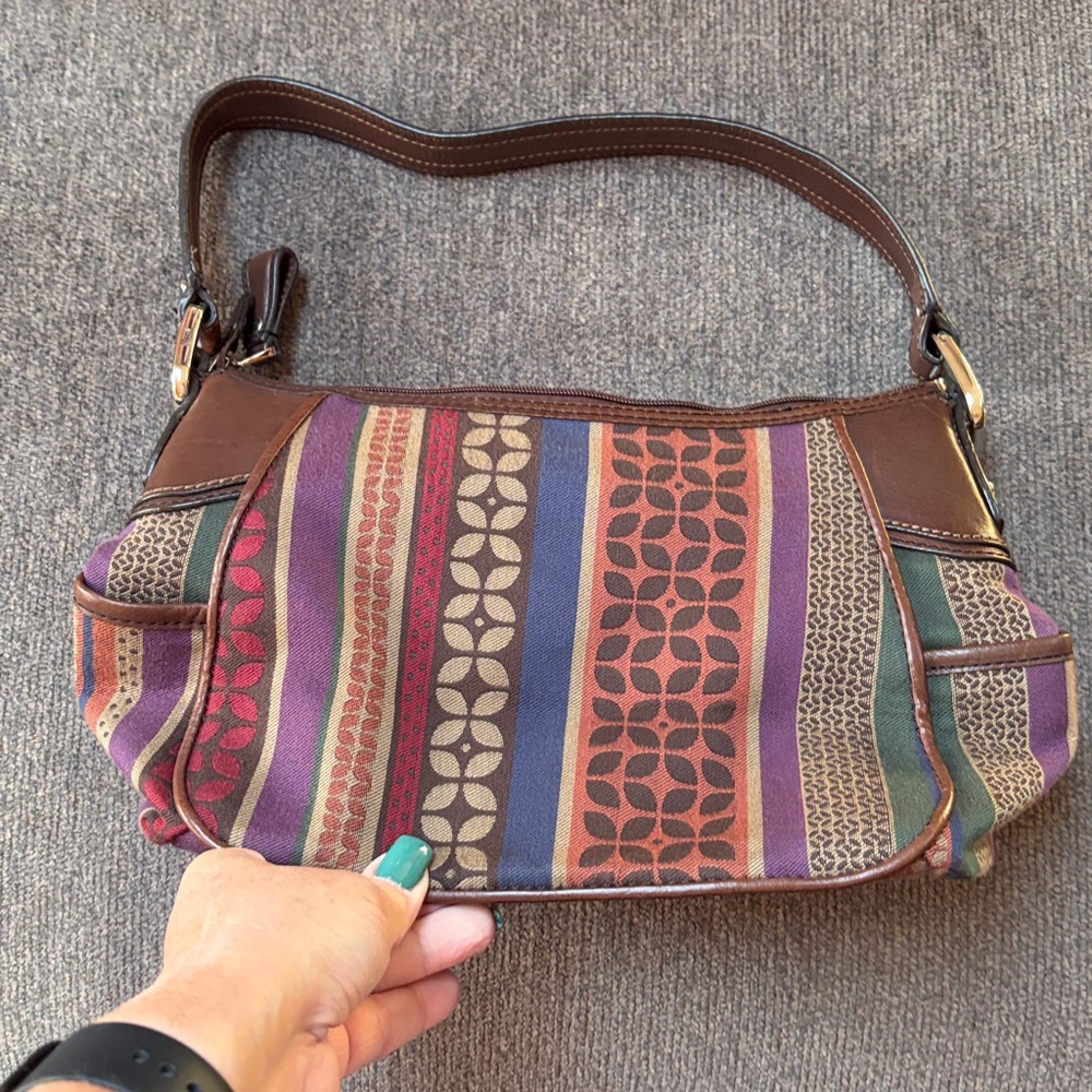 Fossil Multicolor Patterned Shoulder Bag - Picture 4 of 10